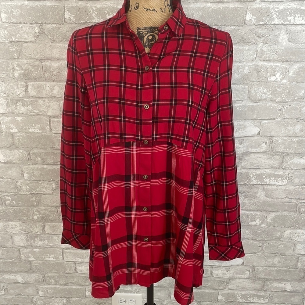 Beachlunchlounge Plaid Button Down Shirt